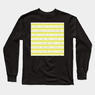 Fruit of the Spirit Yellow Scallop Long Sleeve T-Shirt